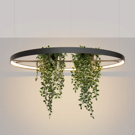 Żyrandol RIO BIO 110 czarny LED 3000K TH.555 - Thoro