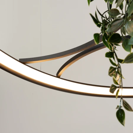 Żyrandol RIO BIO 110 czarny LED 3000K TH.555 - Thoro