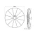 Kinkiet / Plafon ESKOLA 140 czarny TH.015CZ - Thoro