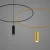 Lampa wisząca HOLAR 1 czarna TH.016CZ - Thoro