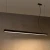 Lampa wisząca PINNE 150 czarna 3000K TH.084 - Thoro