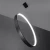 Lampa wisząca RIO 110 czarny LED 4000K TH.124 - Thoro