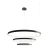 Żyrandol RIO 3 55/78/110 czarny LED 3000K TH.138 - Thoro