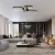 Żyrandol RIO 3 55/78/110 czarny LED 4000K TH.177 - Thoro