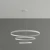 Żyrandol RIO 3 55/78/110 biały LED 4000K TH.271 - Thoro