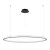 Żyrandol RISA 120 czarny LED 3000K TH.276 - Thoro