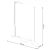 Lampa wisząca GALAKSE 148 czarna LED 2700-6500K TH.280 - Thoro