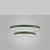 Żyrandol RIO 2 55/78 zielona oliwka LED 4000K TH.381 - Thoro