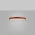 Żyrandol RIO 55 ochra czerwona LED 4000K TH.398 - Thoro