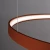 Żyrandol RIO 55 ochra czerwona LED 4000K TH.398 - Thoro