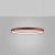 Żyrandol RIO 78 ochra czerwona LED 4000K TH.399 - Thoro