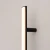 Kinkiet LAGOM 150 czarny LED 3000K TH.454 - Thoro