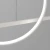 Lampa wisząca GLAD biała LED 4000K TH.493 - Thoro