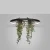 Żyrandol RIO BIO 78 czarny LED 4000K TH.552 - Thoro