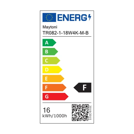Lampa z diodami do szyny magnetycznej 1F Points TR082-1-18W4K-M-B - Maytoni