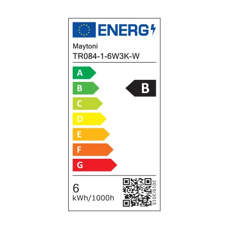 Lampa Led do szyn magnetycznych 1F Basis Grid TR084-1-6W3K-W - Maytoni