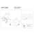 Kinkiet Moon MOD327WL-L5BS3K1 - Maytoni