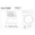 Plafon nowoczesny Lampa na pilota CRYSTALLIZE MOD999-44-W + PILOT - Maytoni