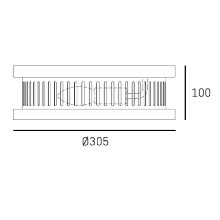 Plafon FUNCHAL C03163BK - Cosmo Light