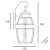 Kinkiet WHITLEY W01057AU - Cosmo Light