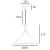 Lampa wisząca ASHFORD P01517BK - Cosmo Light
