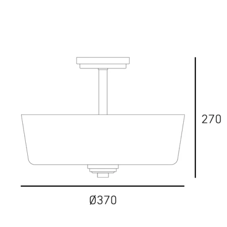 Plafon ASPEN C03262BK - Cosmo Light
