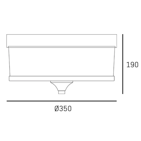Plafon FLEETWOOD C03286CH - Cosmo Light