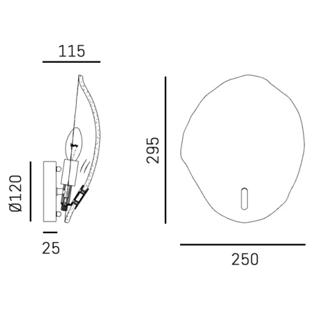 Kinkiet WELLINGTON W01371BR - Cosmo Light