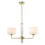 Lampa wisząca SUTTON P02838BR-WH - Cosmo Light