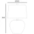 Lampa stołowa ROSETTE T01876BK-WH - Cosmo Light