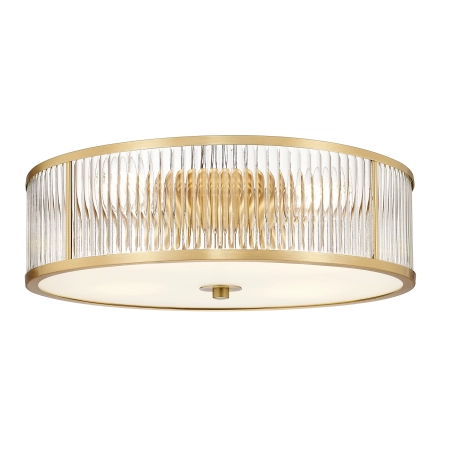 Plafon mosiężny okrągły szklany 45cm C04491BR z serii CONCORD - Cosmo Light