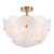 Lampa wisząca mosiężna szklana 6-punktowa P06255BR z serii ARDEN - Cosmo Light