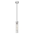 Lampa wisząca niklowana szklana tubowa P01828NS z serii QUINCY - Cosmo Light