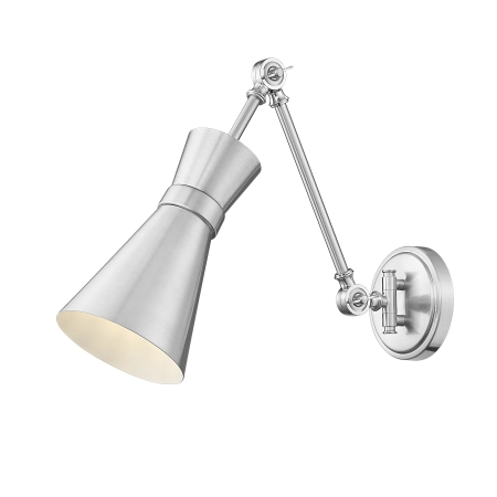 Kinkiet metalowy niklowany regulowany W01590NS z serii PAGE - Cosmo Light