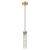Lampa wisząca mosiężna szklana cylindryczna P01835BR z serii QUINCY - Cosmo Light