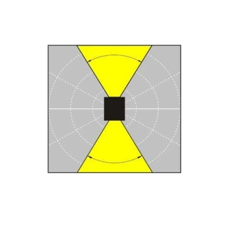 Kinkiet nowoczesny RODAN 3076 nowoczesny prostokąt chrom - Argon