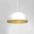 Lampa wisząca BETA WHITE-GOLD 1xE27 45cm MLP7974-Milagro