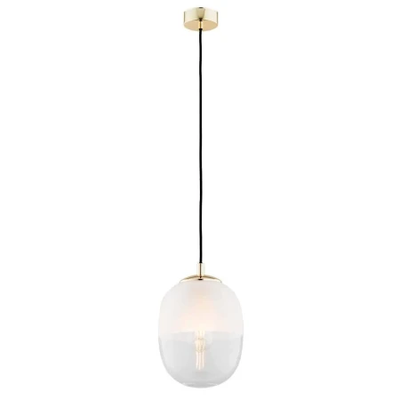 Lampa wisząca designerska BALTIMORE 4675 szkło i mosiądz - Argon