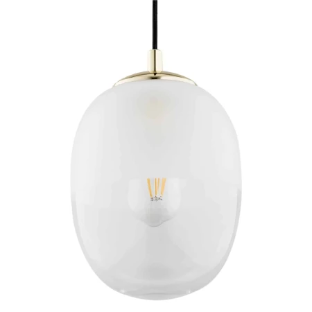Lampa wisząca designerska BALTIMORE 4675 szkło i mosiądz - Argon