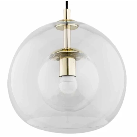 Lampa wisząca nowoczesna DOVER 4674 szkło i mosiądz - Argon