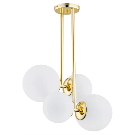 Lampa wisząca nowoczesna MORITZ 1743 złoto i biel - Argon