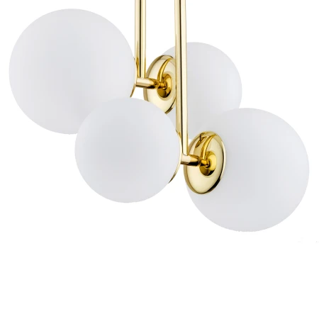 Lampa wisząca nowoczesna MORITZ 1743 złoto i biel - Argon