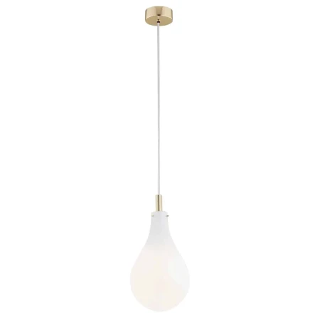 Lampa wisząca klasyczna OAKLAND 4696 biel i złoto - Argon
