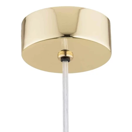 Lampa wisząca klasyczna OAKLAND 4696 biel i złoto - Argon