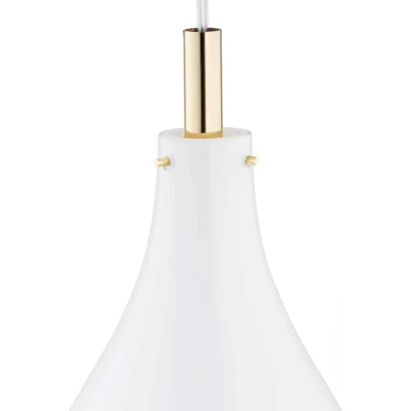 Lampa wisząca klasyczna OAKLAND 4696 biel i złoto - Argon