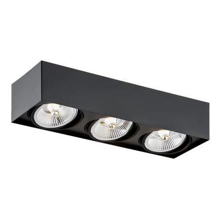 Oprawa sufitowa RODOS PLUS 6118 GU10x3 czarna - Argon