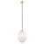 Lampa wisząca designerska BALTIMORE 4675 szkło i mosiądz - Argon