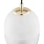 Lampa wisząca designerska BALTIMORE 4675 szkło i mosiądz - Argon