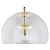 Lampa wisząca nowoczesna DOVER 4674 szkło i mosiądz - Argon