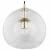Lampa wisząca nowoczesna DOVER 4674 szkło i mosiądz - Argon